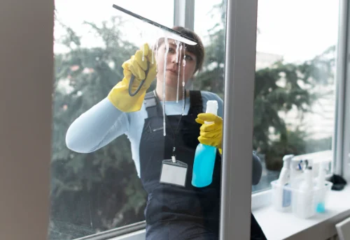 Nettoyage de vitres intérieures et extérieures à la Chapelle-Souëf